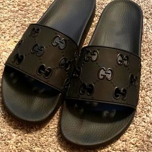 Gucci pursuit slides for men